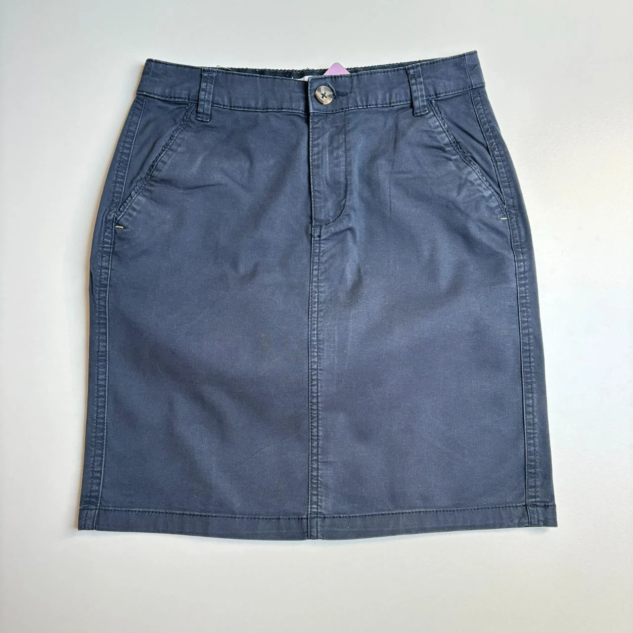 Jupe en jeans bleu marine 34